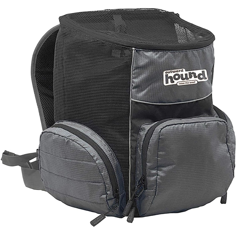 Outward Hound Gray Pet Backpack